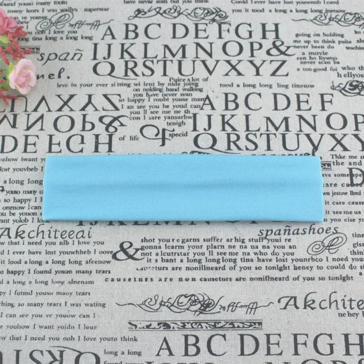Fashion Sports Headbands for Women Solid Elastic Hair Bands Running Fitness Yoga Hair Bands Stretch Makeup Hair Accessories Hot