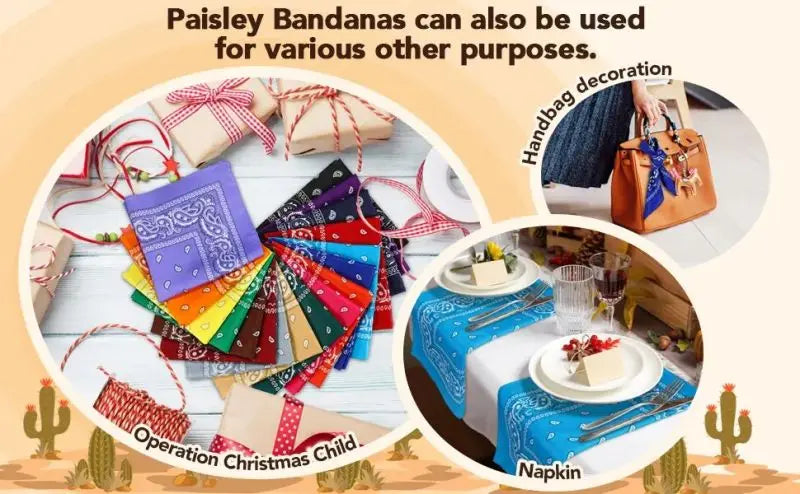 Fashion Bohemian Print Bandana Hair Bands Hip Hop Man Women Outdoor Unisex Headbands Band Wrist Wraps Face Mask Handkerchief
