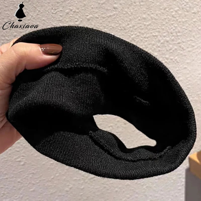 Star Embroidery Sports Headband for Running, Cycling, Yoga | Black Headbands for Women No Slip Soft Hair Accessories