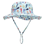 Summer Baby Sun Hat Baby Sun Hat for Girls and Boys Outdoor Neck Ear Cover Anti UV Kids Beach Caps Bucket Cap 0-8 Years