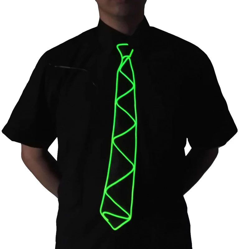 LED Acrylic Bow Tie Light up LED Men Bow Tie Luminous Bow tie Costume Men Ties DJ Dance Glow Decoration Novelty Gift LED Cravat