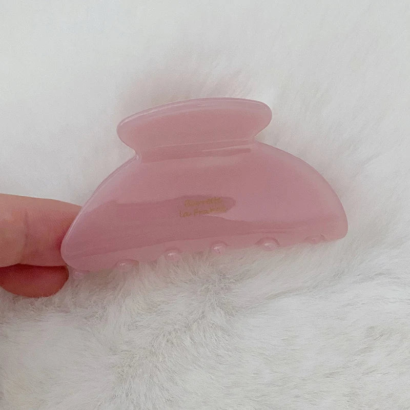 Elegant Acetate Hair Claw Medium Size Sweet Hair Clip Shark Clip Women Hair Accessories Headwear