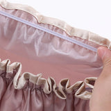 1Pcs Women's Elastic Band Satin Silky Bonnet Sleep Cap Hair Care Hair Dryers Female Hair Protect Bonnet Nightcap Satin Bath Cap