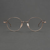 2025 NEW Titanium Handmade Glasses Frame Round Oval Retro Glasses For Men Reading Glasses Frames For Myopia For Women KMN-3003