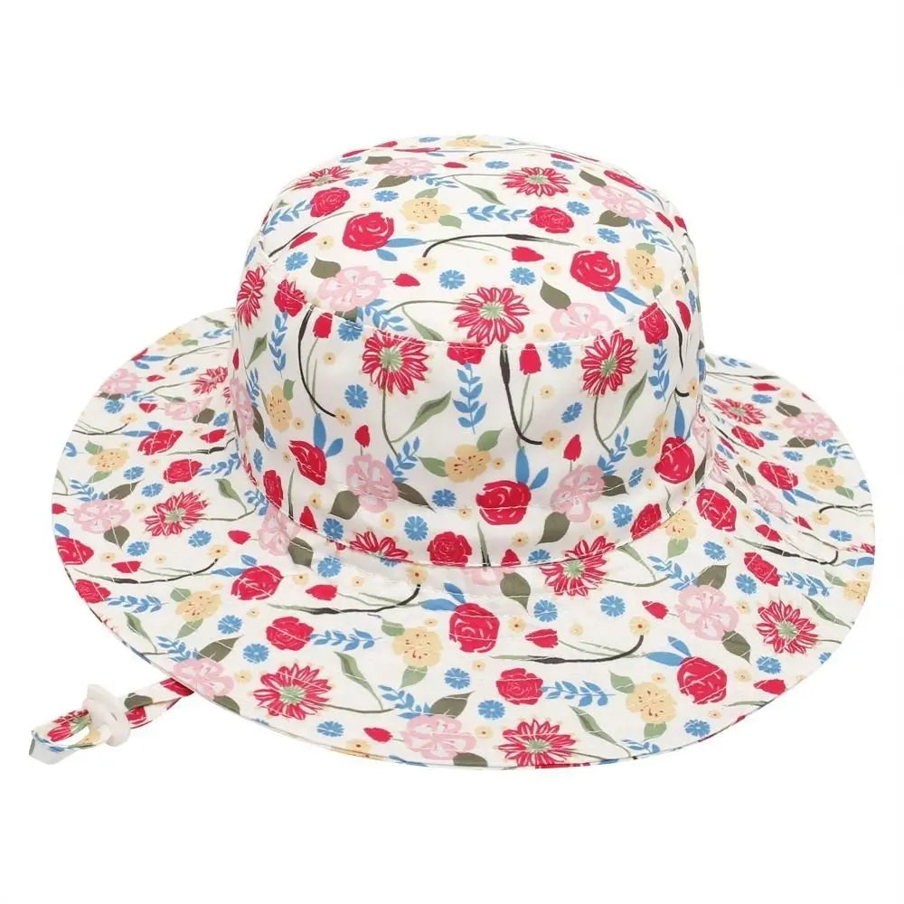 Summer Baby Sun Hat Baby Sun Hat for Girls and Boys Outdoor Neck Ear Cover Anti UV Kids Beach Caps Bucket Cap 0-8 Years