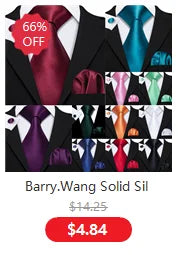 Luxury Silk Mens Ties Set Black Green Leaves Floral Neck Tie Handkerchief Cufflinks Set Wedding Business Party Barry·Wang 5938