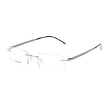 Ultra Light Pure Titanium Glasses Frame Men Brand Designer Prescription Women Fashion Rimless Square Optical Eyewears Ins