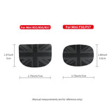 Leather Car Rear Seat Back Handle Decal Cover Protective Sticker For Mini Cooper R56 R55 F56 F57 Interior Decorative Accessories