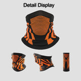 Neck Warmer Bicycle Cycling Scarf Hiking Breathable Mask Outdoor Windproof Thickened Mask Bib Sports Face Bandana Mask Cover