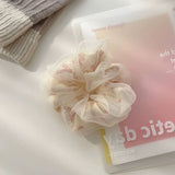 Big Elegant Silk Elastics Hair Band Girls Color Scrunchies Hair Ties Ladies Ponytail Hold Hair Accessories Hair bows girl 2025