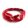 Fashion WomenFloral Headband Hair Accessories Leopard Cross Knotted Bow Chiffon Hair Band Girls Headdress Ladies Hoop Headwear