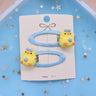 2 Pcs Lovely Little Chicken Children Elastics Hair Bands Hairpins Hair Clips Headwear Barrette Baby Girls Kids Hair Accessories