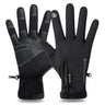 Motorcycle Gloves Winter Thermal Fleece Lined Winter Water Resistant Skin-friendly Touch Screen Outdoor Moto Riding Ski Gloves
