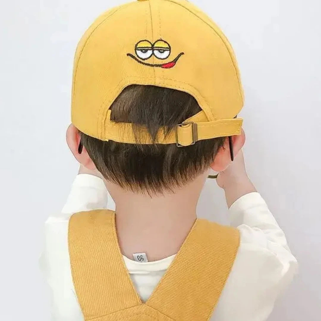 Girls Boy Adjustable Hat Children's Kid Baseball Cap Sunscreen Baby Hat Hip Hop M Letter Embroidered Kids Caps 1-6-8-12-15 Years