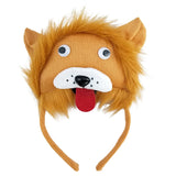 Cartoon Animal Headband Halloween Festival Performance Props Headband Little Penguin Lion Monkey Fish Headbands Hair Accessories
