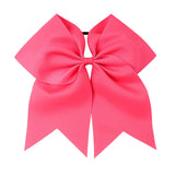 8'' Large Elastic Hair Bows Head Rope Bands Grosgrain Ribbon Hair Ties Boutique Bow Tie For Girls Headwear Hair Accessories