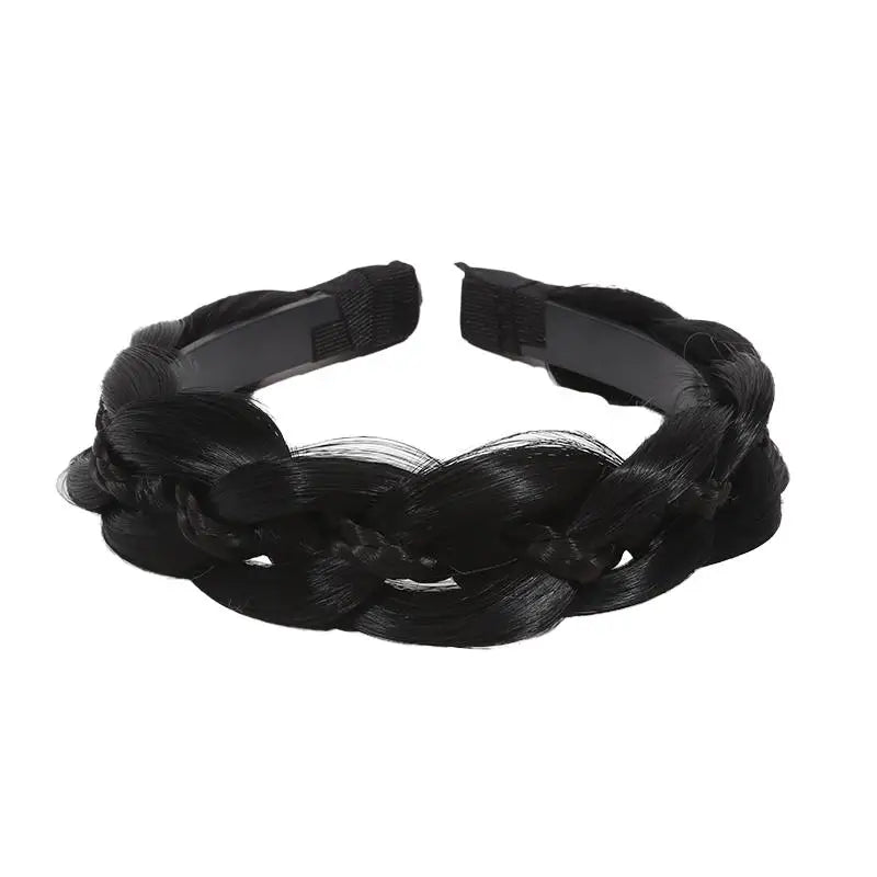 Headbands For Women Wide Fishbone Braids Hairbands Handmade Retro Head Hoop Hair Styling Headwear Accessorie Fashion Braids Hair