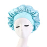 Hair Bonnet for Sleeping Silk Nightcap Satin Elastic Narrow Brim Shower Cap Round Hat Home Hair Care Cap Satin Bonnet