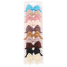 10Pcs/Set New Cute Solid Ribbon Bowknot Hair Clips for Baby Girls Handmade Bows Hairpin Barrettes Headwear Kids Hair Accessories