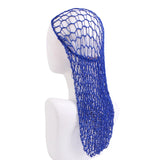 Women Crochet Hair Snood With Elastic Edge Long Hair Net Head Cover Hair Care Nightcap Mesh Pocket Wrap Dreadlock Headwear