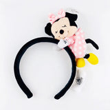Mickey Minnie Ears Headband Cartoon Animal Plush EARS COSTUME Hallowmas Headband Cosplay Plush Gift Doll Girls Party Hair band