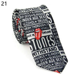 5cm Musical Note Printed Tie College Students Narrow Neckties Leopard Check Performance Ties For Men Daily Neckwear Gravata Gift