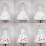 Lolita Adjustable Petticoat Black or White Short Petticoats for Wedding Lolita  Cosplay Woman Girl Dress Underskirt
