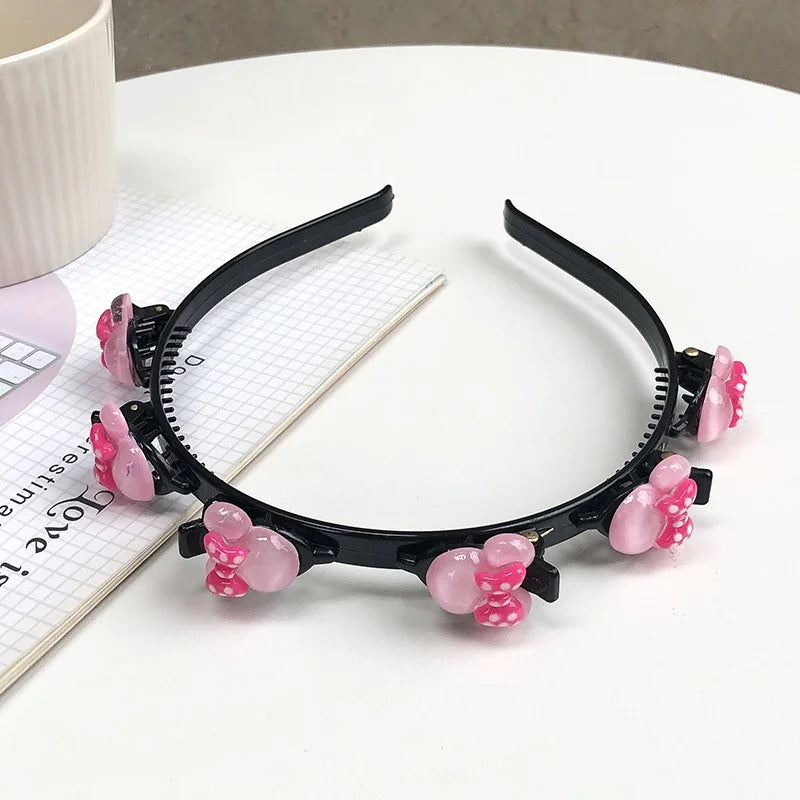 Braided Hair Bands for Girls Hair Hoop Headwear Female Flower Love Fruit Headwear Women New Fashion Hair Accessories