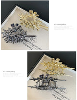 Creativity Unique Colorful Alien Metal Conch Hair Claws for Women Girl Y2K Hollow Headwear Shell Crab Hair Clip Hair Accessories