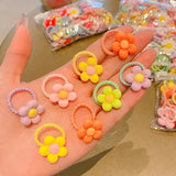 20Pcs/Set infant Cute Bowknot Headbands Girls Elastic Hair Bands Bows Headwear for Kids Cartoon Ornaments Gift Hair Accessories