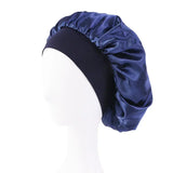Satin Wide-brimmed Nightcap Styling Silk Headband for Sleeping Nightcap with Elasticated Floppy Band Cap Hair Shower Cap