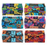 Bohemian Wide Headbands For Women Hairbands Tie Headband Retro Hair Band Elasticity Bandanas Headwear Turbans Hair Accessories