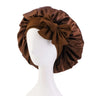 Turban Bonnet Sleeping Cap Headwear Satin With Headband Silk Nightcap Wide Band Hair Care Sleep Hat Women Children
