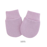 Newborn Baby Hat with Gloves Autumn Winter Warm Cotton Kids Beanies Stuff Children Accessories Infant Nightcap 0-6 Months Babies