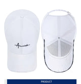 Hat Women's Korean Version Letter Embroidery Cap Baseball Cap Internet Celebrity Sports Breathable Hat Sun Hat