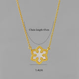 VKVVA Fashion Jewelry Candy Cane Christmas Tree Snowflake Short Pendant Necklace for Women Unique Gifts