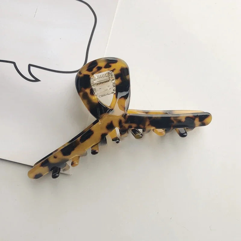 Bilandi Trendy Jewelry Acetate Hair Clip For Women Girl Head Hairpin Resin Hair Claw Headdress Female Hair Accessories