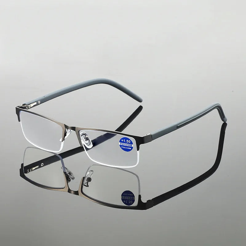 Titanium Alloy Frame Presbyopic Glasses Women Far Sight Eyeglasses Finished Optical Business Reading Eyewear Diopter +1.0 TO+4.0