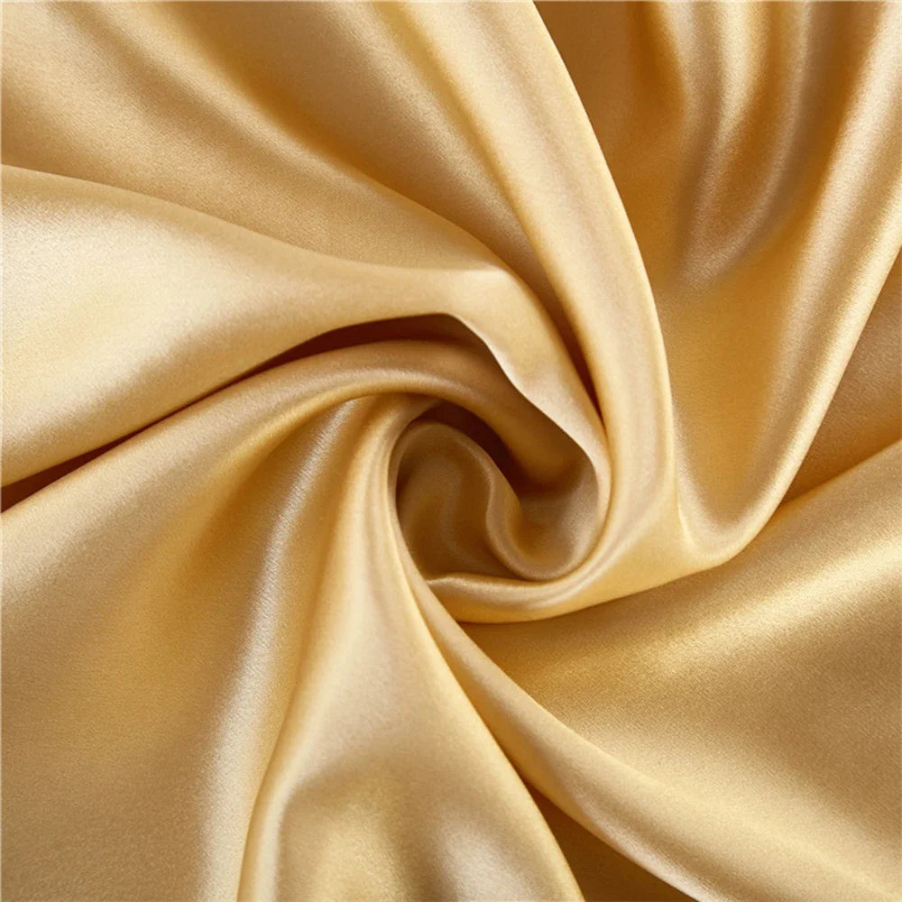 19 Momme Width 114cm 100% Pure Natural Mulberry Silk Fabric Make Clothing/Pillowcase/Eye Mask/Nightcap/Bedding/Pajamas Fabric