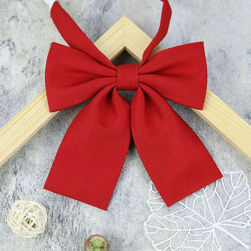 New Fashion Blue Uniform JK Bow Tie Colorful Women's Shirts Bowtie School Wedding Party Bowknot Butterfly Knot Suits Accessories