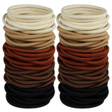 100Pcs Black Elastics Small Hair Ties Elastics Small Hair Rubber Bands Accessories Ponytail Holders for Women Girls Baby Toddle