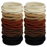 100Pcs Black Elastics Small Hair Ties Elastics Small Hair Rubber Bands Accessories Ponytail Holders for Women Girls Baby Toddle