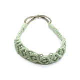 Style Elastic Hair Band Braided Rope Headwrap Turban Women Hair Scarf Macrame Hair Band Bohemian Headband Crochet Bandana