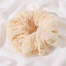 Elastics Chiffon Hair Band Solid Color Big Circle Scrunchies for Women Girl Ponytail Holder Hair Rope Hairband Hair Accessoires