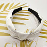 Fashion Top Knot Satin Headbands Wide Fabric Makeup Hairbands for Women Girls Ladies Washing Hair Hoops Bezel Hair Accessories