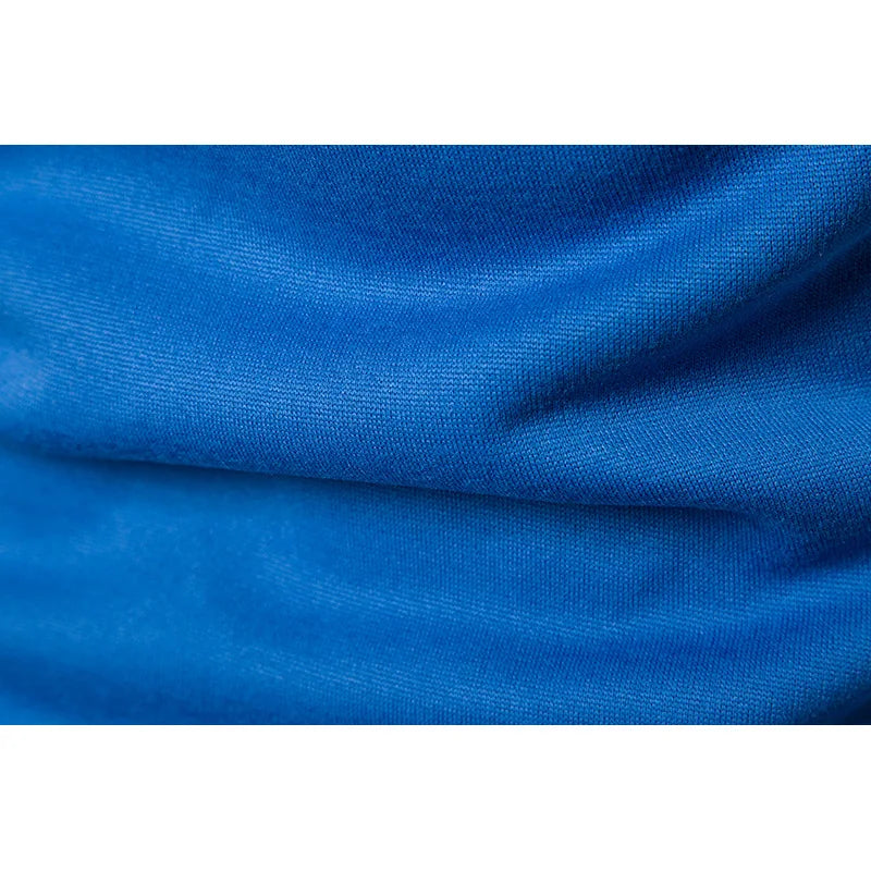 2023 Autumn and Winter New European and American Solid Color Fleece Sweater Pants Men's Casual Zipper Sports Hat Set