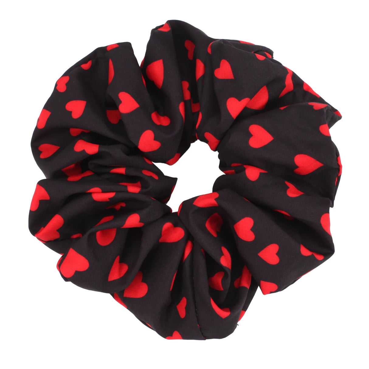 Valentines Hair Ties Heart Hair Scrunchies Elastics Hair Band Ponytail Hair Ropes for Women Girl Valentines Day Hair Accessories