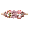 Baby Headband Flowers For Girls Cute Elastic Floral Hair Bands Newborn Toddler Headwear Nylon Headbands Kids Hair Accessories