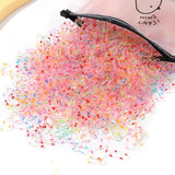 1000Pcs/Pack Disposable Elastic Hair Bands Colorful Scrunchie Girls Rubber Band Ponytail Holder Kids Hair Accessories Hair Ties