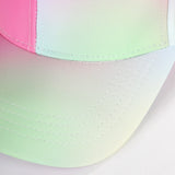 Fashion High Ponytail Kids Boy Hat Sun Hats Baseball Caps Adjustable Solid Color Print Travel Caps Baby Children Peaked Caps Hat